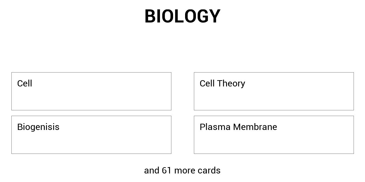 BIOLOGY Strongmemo